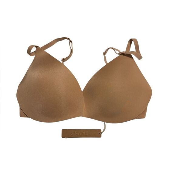 New SKIMS bra wireless form 32D push-up bra clay - Picture 1 of 2